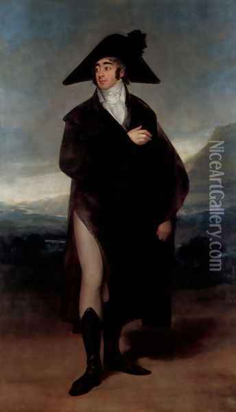Portrait of Count Fernand Núnez VII Oil Painting - Francisco De Goya y Lucientes