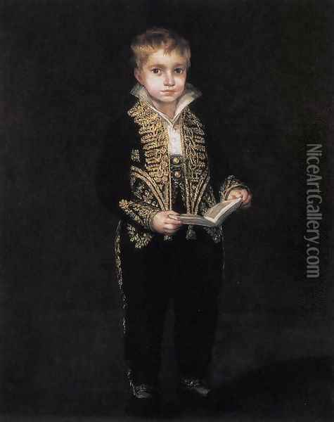 Portrait of Victor Guye 2 Oil Painting - Francisco De Goya y Lucientes