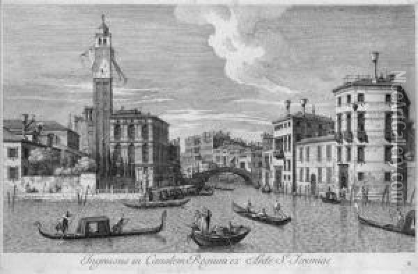 Bucentaurus Et Nundinae Venetae In Die Ascensionis Oil Painting - (Giovanni Antonio Canal) Canaletto