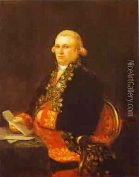 Don Antonio Noriega 1801 Oil Painting - Francisco De Goya y Lucientes