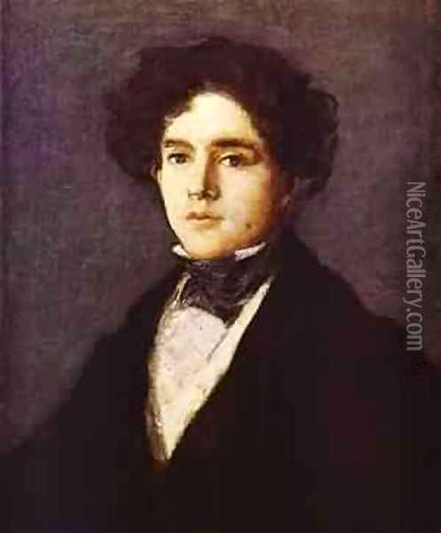 Mariano Goya The Artists Grandson 1827 Oil Painting - Francisco De Goya y Lucientes