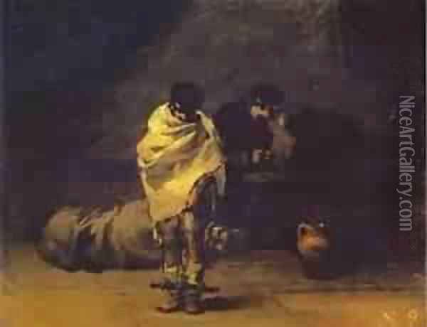 Powder Factory In The Sierra 2 1810-1814 Oil Painting - Francisco De Goya y Lucientes