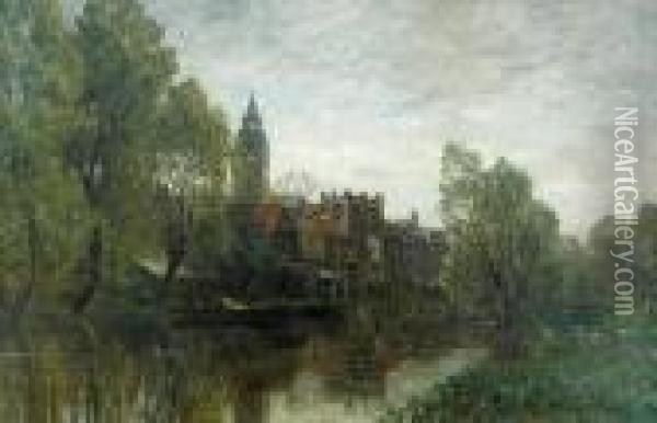 Nad Kanalem Oil Painting - Gilbert Von Canal