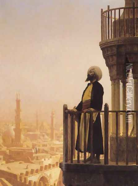 The Muezzin Oil Painting - Jean-Leon Gerome