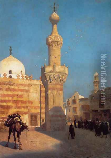 A View of Cairo Oil Painting - Jean-Leon Gerome