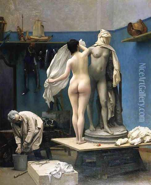 The End of the Sitting Oil Painting - Jean-Leon Gerome