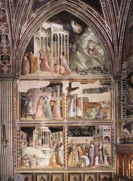 Life of the Virgin 1328-30 Oil Painting - Agnolo Gaddi