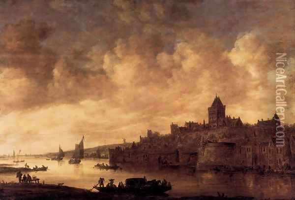 View of Nijmegen 2 Oil Painting - Jan van Goyen