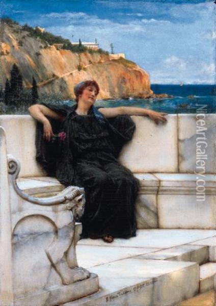 Farniente Oil Painting - Sir Lawrence Alma-Tadema