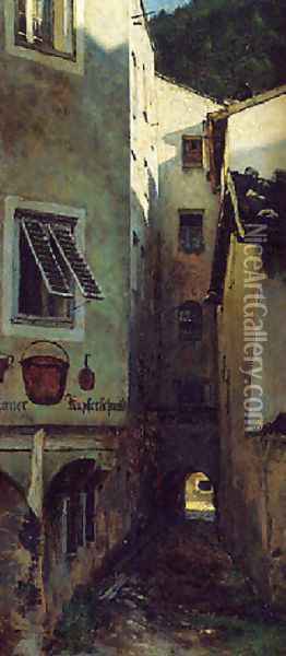 Lane with the Coppersmith (Die Gasse beim Kupferschmied) Oil Painting - Aleksander Gierymski
