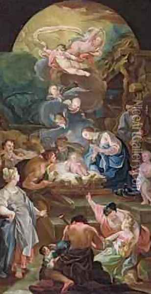 Adoration of the Shepherds Oil Painting - Antonio the Elder Gonzalez Velazquez