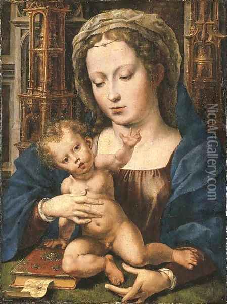 The Virgin and Child 4 Oil Painting - Jan Mabuse