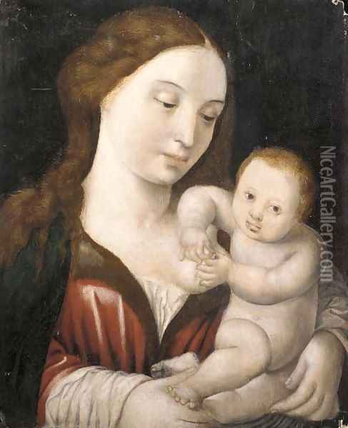 The Virgin and Child 2 Oil Painting - Jan Mabuse