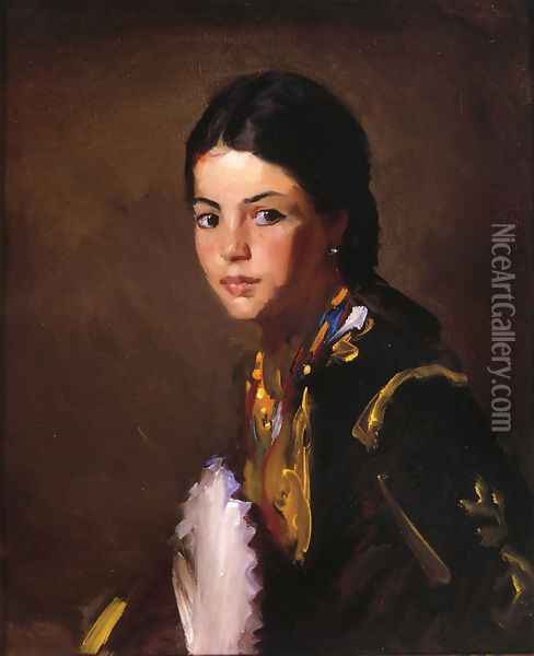 Segovian Girl Oil Painting - Robert Henri