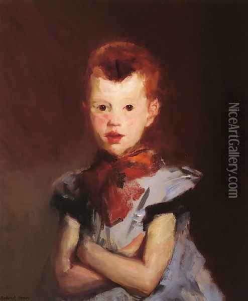 The Red Top Oil Painting - Robert Henri