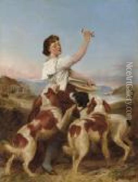 The Gamekeeper's Daughter Oil Painting - Richard Ansdell