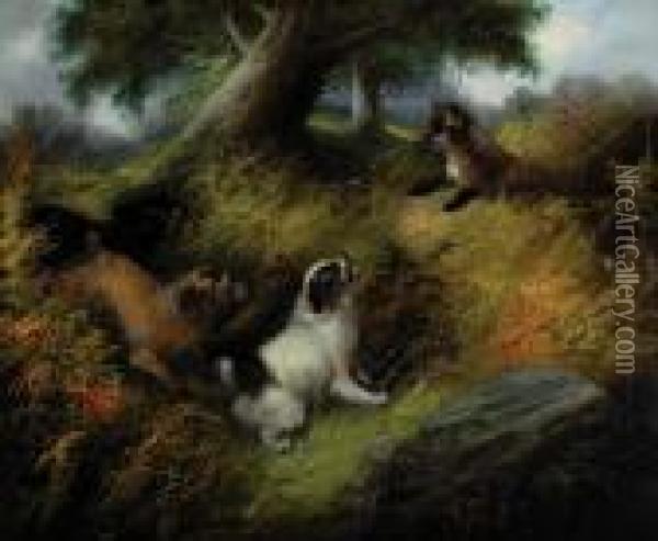 Three-to-one On The Fox Oil Painting - George Armfield