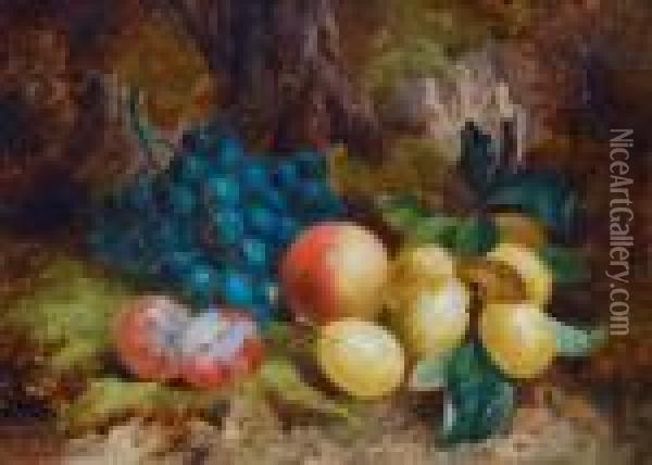 Fruchtestilleben In Freier Natur Oil Painting - Charles Thomas Bale