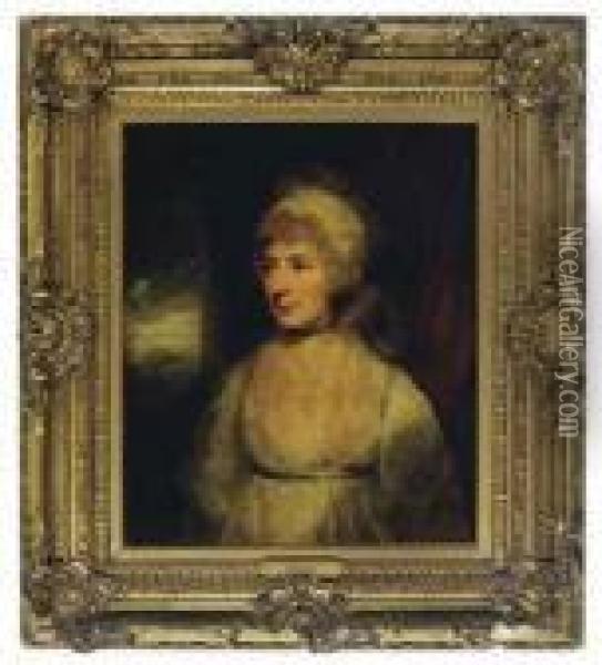 Portrait Of Mrs Humphrey Oil Painting - Sir William Beechey