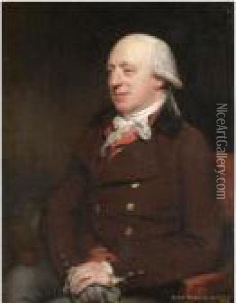 Portrait Of Sir John Wodehouse M.p. Norfolk (1741-1834) Oil Painting - Sir William Beechey