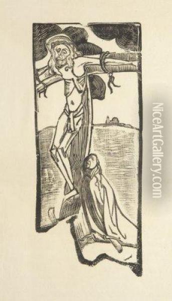 Crucifixion Oil Painting - Emile Bernard
