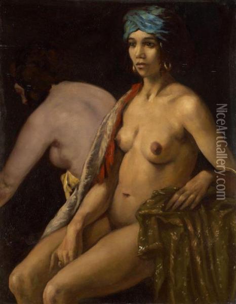 Femmes Orientales Oil Painting - Emile Bernard