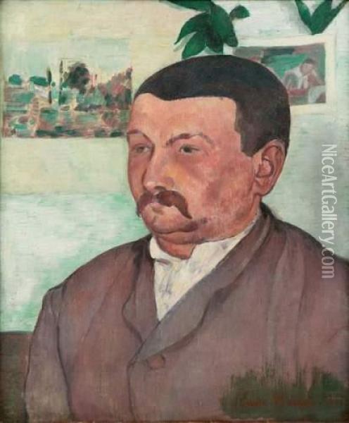 Portrait De M. Poulain Oil Painting - Emile Bernard