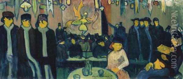 Le Tabarin Ou Cabaret A Paris Oil Painting - Emile Bernard