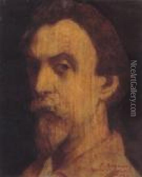 Portrait D'un Artiste Oil Painting - Emile Bernard