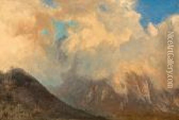 In The Tyrol Oil Painting - Albert Bierstadt