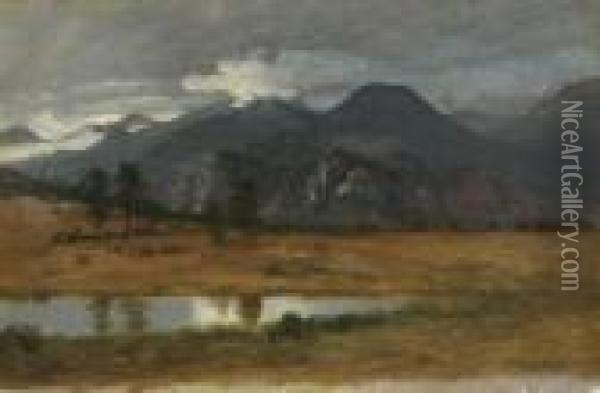 Colorado Landscape Oil Painting - Albert Bierstadt