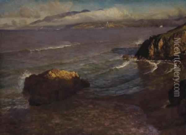 Entrance To Golden Gate Oil Painting - Albert Bierstadt