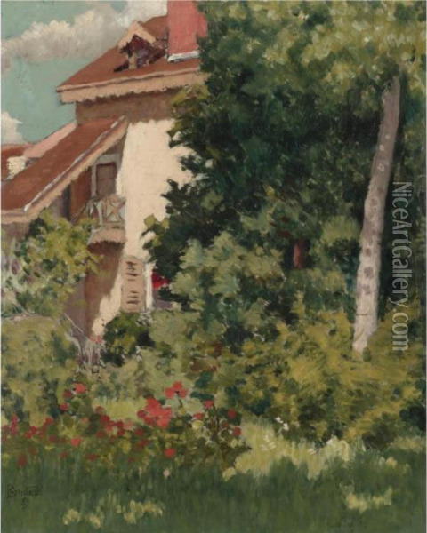 Au Grand-lemps (dauphine) Oil Painting - Pierre Bonnard