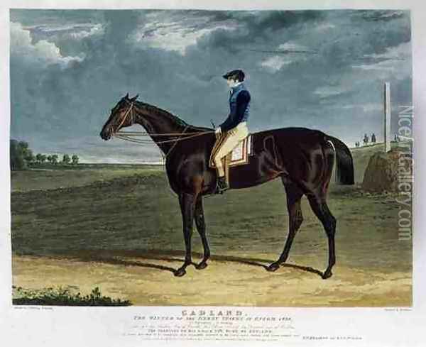 Cadland the Winner of the Derby Stakes at Epsom Oil Painting - John Frederick Herring Snr