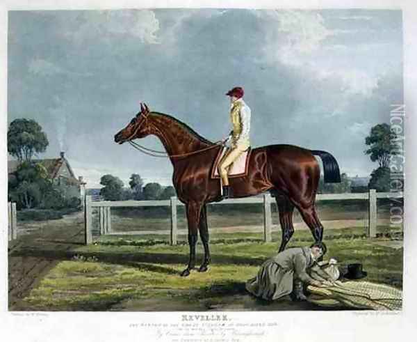 Reveller the Winner of the Great St Leger at Doncaster Oil Painting - John Frederick Herring Snr