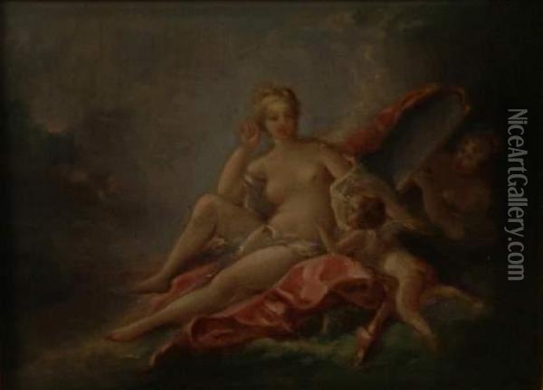 Venus Et L'amour Oil Painting - Francois Boucher