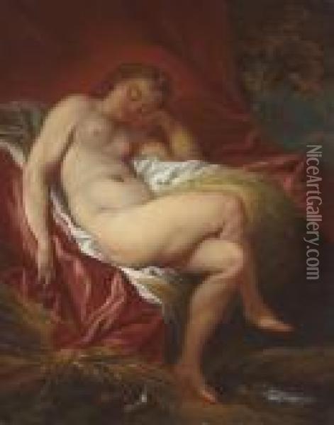 The Sleeping Ceres Oil Painting - Francois Boucher