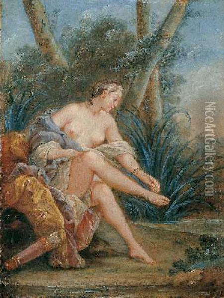 Ruckkehr Der Diana Von Der Jagd Oil Painting - Francois Boucher