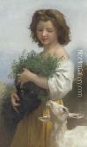 La Petite Esmeralda Oil Painting - William-Adolphe Bouguereau