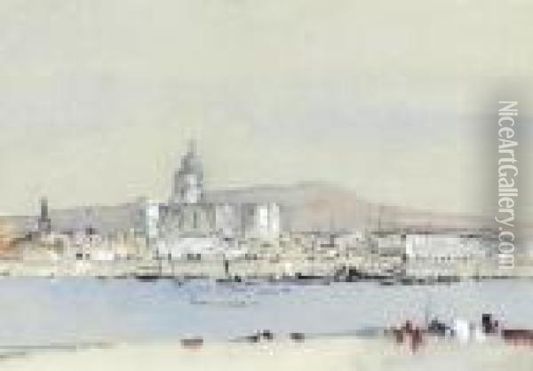The Giudecca, Venice Oil Painting - Hercules Brabazon Brabazon