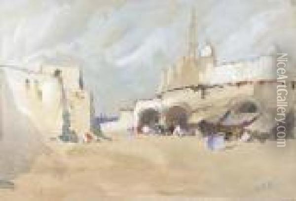 View Of Jaffa, Palestine Oil Painting - Hercules Brabazon Brabazon