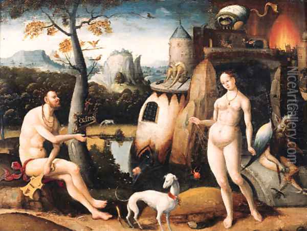 Orpheus and Euridyce Oil Painting - Pieter Huys