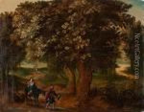 Die Flucht Nach Agypten Oil Painting - Jan Brueghel the Younger