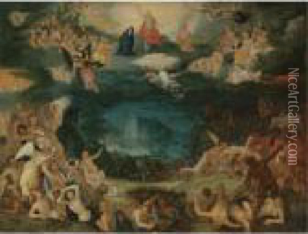 The Last Judgement Oil Painting - Jan Brueghel the Younger