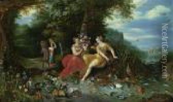 51 X 85 Cm Oil Painting - Jan Brueghel the Younger