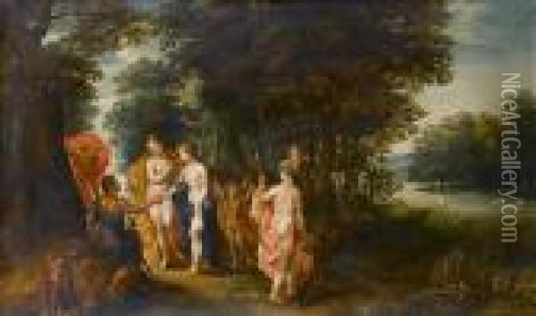 The Judgement Of Paris Oil Painting - Jan Brueghel the Younger