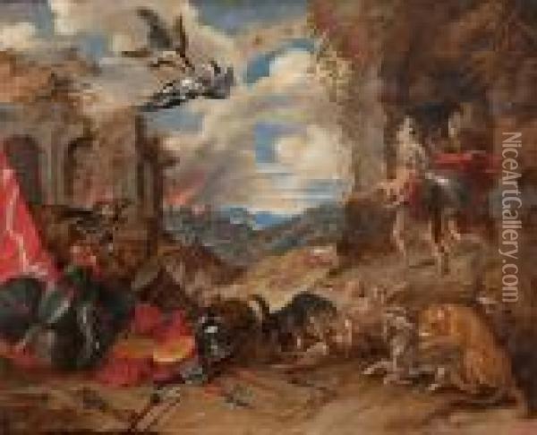 Allegoria Della Guerra Oil Painting - Jan Brueghel the Younger