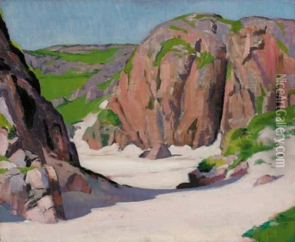 Port Bhan, Iona Oil Painting - Francis Campbell Boileau Cadell
