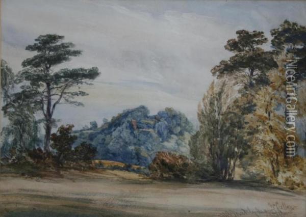 Landscape With Madeley Manor, Stafford Oil Painting - William Callow