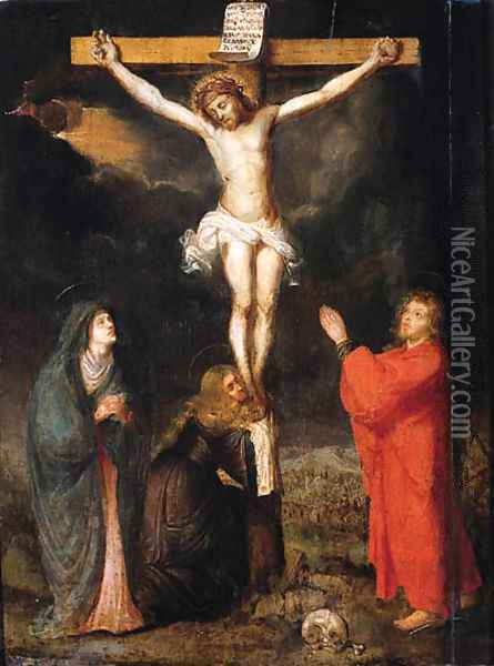 The Crucifixion Oil Painting - Ambrosius Francken I